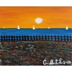 Gaspare Mutolo – Olio su Tela 25x30 cm (2024) Firmato e certificato
