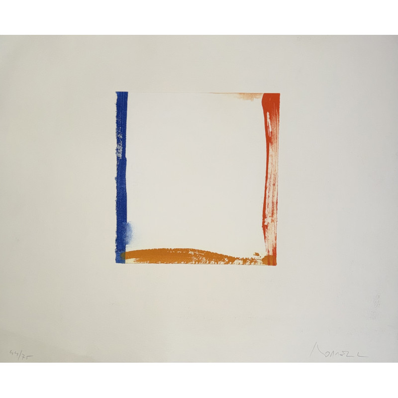 Alfons Borrell. 25 years of the Fundació Joan Miró Incisione su carta 38x46 cm Firmato