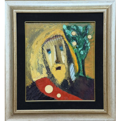 Salvatore D’Imperio – Cristo (2001) | Tecnica mista su tela firmata