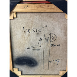 Salvatore D’Imperio – Cristo (2001) | Tecnica mista su tela firmata