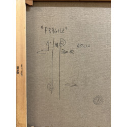 Salvatore D’Imperio – Fragile (2002) | Tecnica mista su tela 50×60 cm