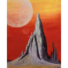 Simone Varese "Life on mars" 2025 Acrilico su tela , 60x50 cm Firmato