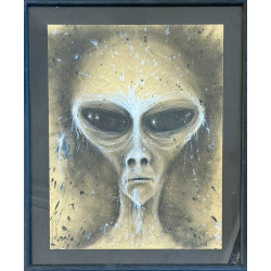 Simone Varese 2025 Tecnica mista su carta , 70x50 cm Firmato, Con cornice