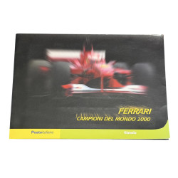 Ferrari Campioni del Mondo Formula 1 – Collezione Filatelica Ufficiale 2000 (Busta + Fogli + Custodia)