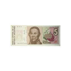 Argentina – 5 Australes Vintage | Banco Central de la República Argentina