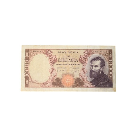 Italia – 10.000 Lire Vintage | Banca d’Italia | Michelangelo