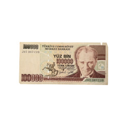 Turchia – 100.000 Lira Vintage | Türkiye Cumhuriyet Merkez Bankası | Atatürk