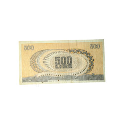 Italia – 500 Lire Vintage | Repubblica Italiana | Aquila e Minerva