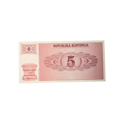 Slovenia – 5 Tolarjev Vintage | Republika Slovenija | Monte Triglav