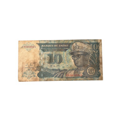 Banconota Zaire 10 Nouveaux Zaïres 1993 – Banque du Zaïre