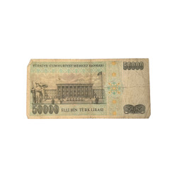 Banconota Turchia 50.000 Lire Turche – Atatürk – Fuori Corso