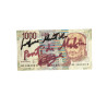 Banconota Italiana 1000 Lire Montessori – Firmata a Mano da Gaspare Mutolo | Memorabilia Autografa