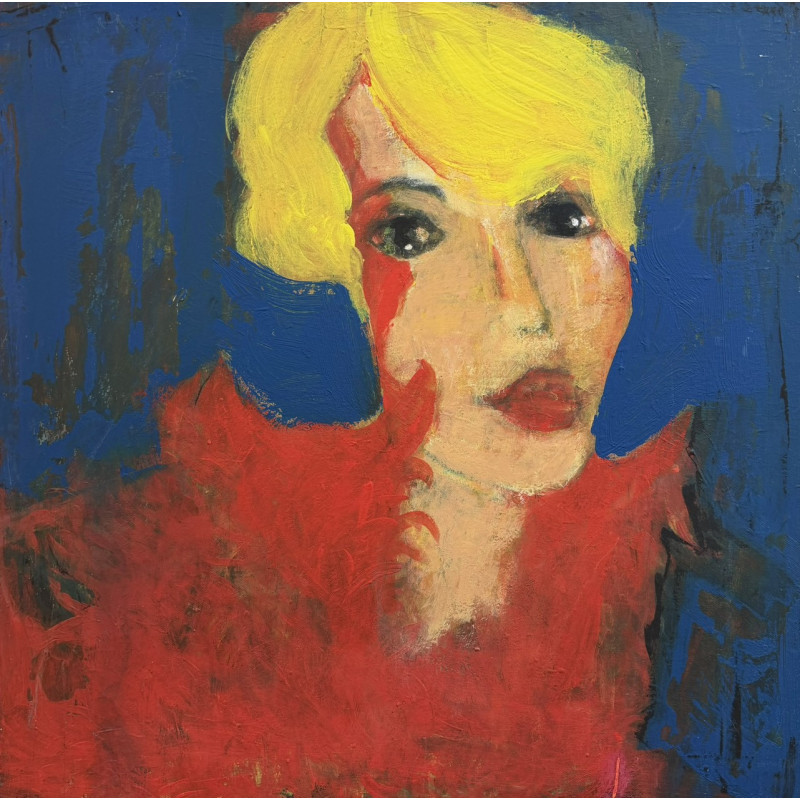 Luigi Athos De Blasio -  Tecnica mista su tela 60x60 cm - Firmato