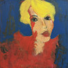 Luigi Athos De Blasio -  Tecnica mista su tela 60x60 cm - Firmato