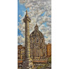 Cosmin Bedereaga - Colonna di Traiano - Olio su tela - 2024 - 60x30 cm - Firmato