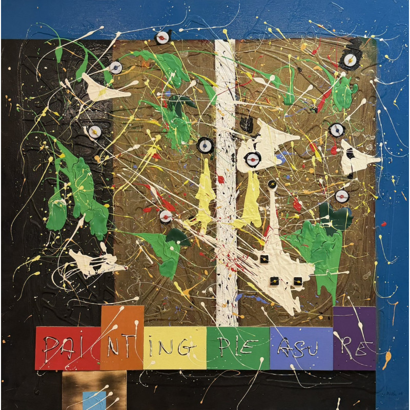 Salvatore D’Imperio – Tecnica mista su tela (2008) 100x100 cm | Opera Firmata