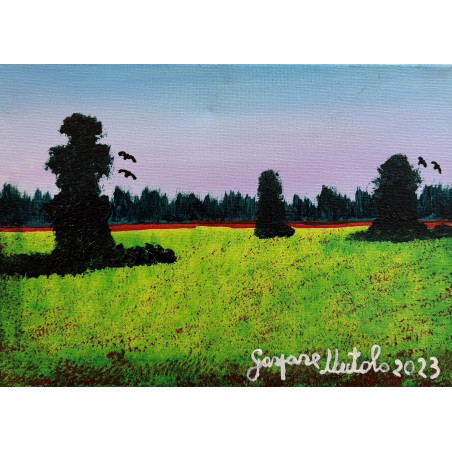 Gaspare Mutolo - Olio su tela - 20x30 cm - 2023 - Firmato e certificato