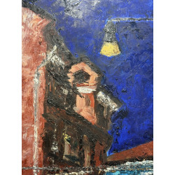 Paola Alviano Glaviano – Venezia di notte | Opera 100×50 cm