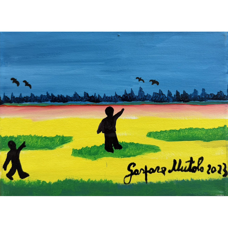 Gaspare Mutolo – Olio su Tela 18x24 cm (2023) | Opera Firmata Certificata