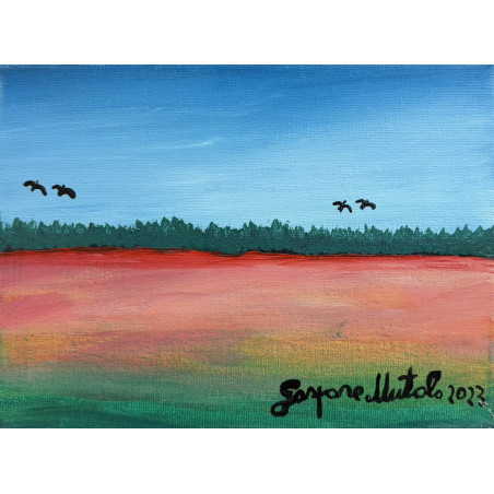 Gaspare Mutolo – Olio su Tela 18x24 cm (2023) | Opera Firmata Certificata