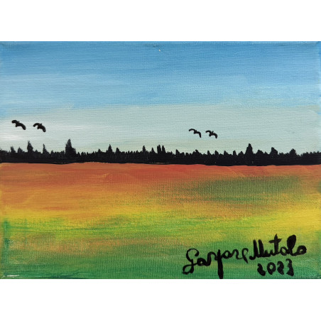 Gaspare Mutolo – Olio su Tela 18x24 cm (2023) | Opera Firmata Certificata