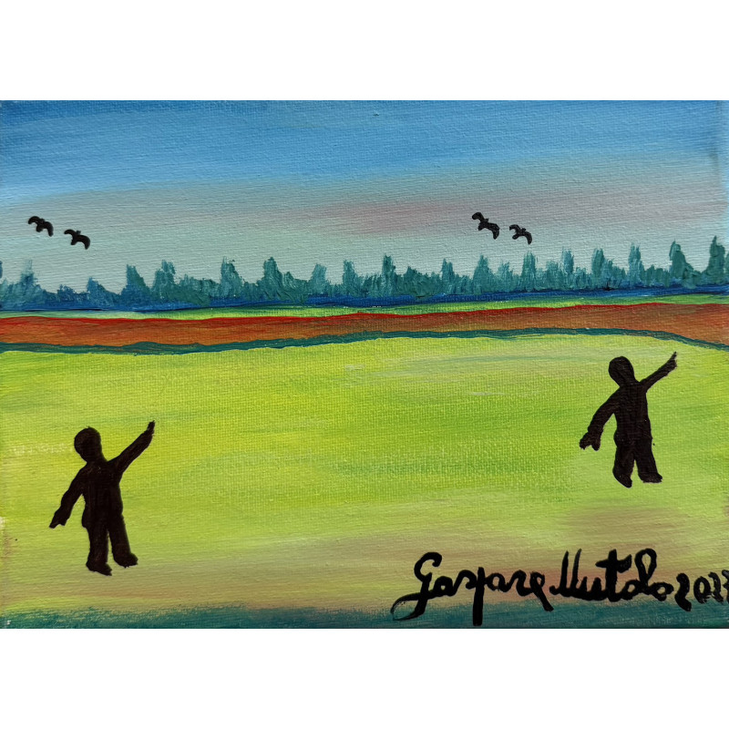 Gaspare Mutolo – Olio su Tela 18x24 cm (2023) | Opera Firmata Certificata