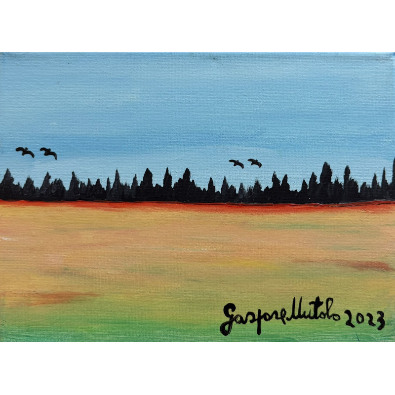 Gaspare Mutolo – Olio su Tela 18x24 cm (2023) | Opera Firmata Certificata