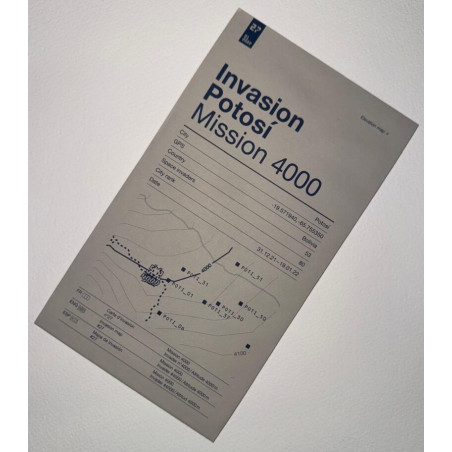 Invader – Invasion Potosi Mission 4000 (2022) | Mappa N°27
