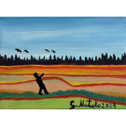Gaspare Mutolo – Olio su Tela 18x24 cm (2023) | Opera Firmata Certificata
