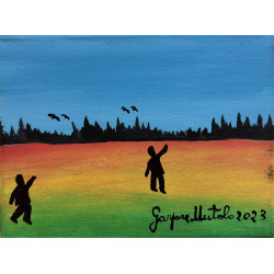 Gaspare Mutolo – Olio su Tela 18x24 cm (2023) | Opera Firmata Certificata