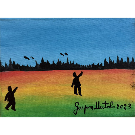 Gaspare Mutolo – Olio su Tela 18x24 cm (2023) | Opera Firmata Certificata