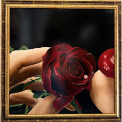 Patricia Reali – Metamorfosi di un bacio (2023) | Olio 50×50