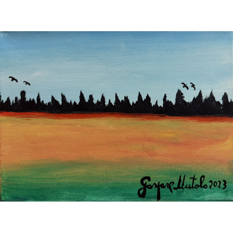 Gaspare Mutolo – Olio su Tela 18x24 cm (2023) | Opera Firmata Certificata
