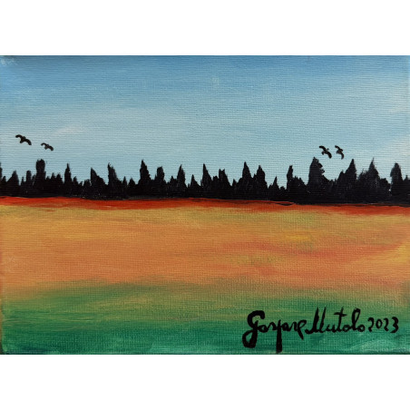 Gaspare Mutolo – Olio su Tela 18x24 cm (2023) | Opera Firmata Certificata