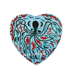 Gaspare Mutolo – Cuore Olio su Tela 30x30 cm (2023) | Opera Firmata