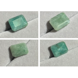 Coppia Smeraldi Naturali 17 Ct Taglio Emerald Certificati EGL
