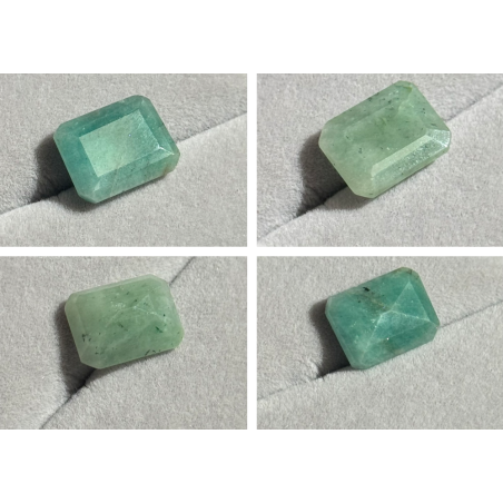 Coppia Smeraldi Naturali 17 Ct Taglio Emerald Certificati EGL